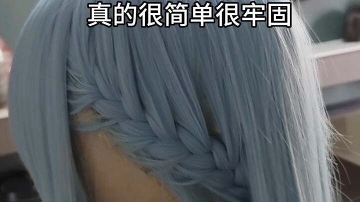 [Tutorial Wig] Cara menyembunyikan kepang Chikiri [Arioka Nishi]