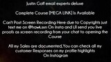 Justin Goff Email Experts Deluxe Course download