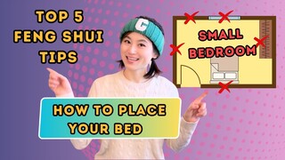 How to place your bed in a small bedroom | Top 5 Feng Shui Tips