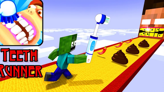 Monster School TEETH RUNNER CHALLENGE - มายคราฟแอนิเมชั่น