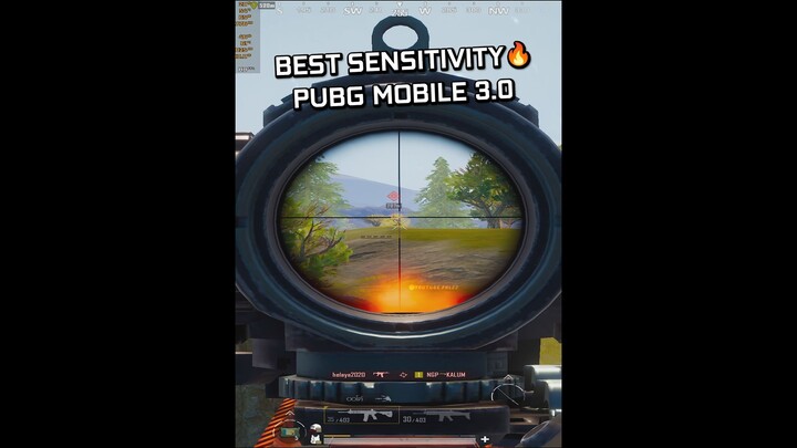 Best Sensitivity PUBG Mobile 3.0 PC Emulator🔥 #pubgmobile #shorts