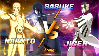 Uzumaki Naruto & Uchiha Sasuke Vs. Jigen | Boruto: Naruto Next Generations | Full Fight Highlights