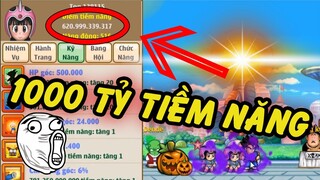 Ngọc Rồng Online - Show Sương Sương Nick Gần 1 Ngìn Tỉ Tiềm Năng Trong NRO Sv1 ^^!