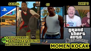 LAGU RAP TERBARU -KISAH CJ DAN SAIRUL PART 3- MEME KOCAK WINDAH BASUDARA MOMEN KOCAK GTA SAN ANDREAS