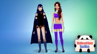 Teen Titans - Starfire and Raven [THE SIMS 4]