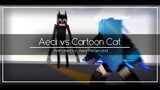 Aecii vs Cartoon Cat [Mine-imator Animation]