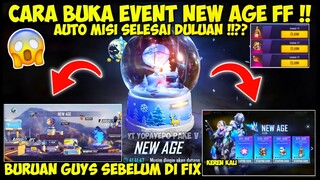 CARA MEMBUKA EVENT NEW AGE FF..!! CARA MENYELESAIKAN WEB EVENT SPESIAL INTERFACE NEW AGE 2021