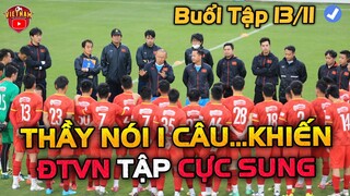 🔴ĐTVN HỌP KHẨN Buổi Tập 13/11: HLV Park Nói 1 Câu khiến Toàn Đội Tập Cực Sung