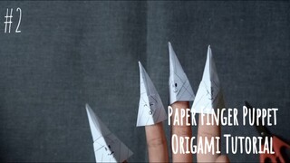 Paper Finger Puppet Origami Tutorial