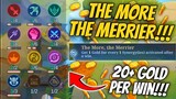 10 SYNERGIES TRIGGERED UNLIMITED GOLD !! RUNE THE MORE THE MERRIER !! MAGIC CHESS MOBILE LEGENDS
