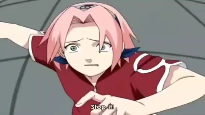 sakura berlari
