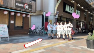 BUSHMAN PRANK IN JAPAN 2022 : SCHOOL GIRLS GREETING TO BUSHMAN💗💗💗