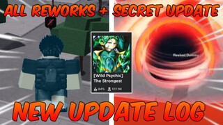 The Strongest Battlegrounds ALL NEW REWORKS + ALL NEW SECRETS | The Strongest Battlegrounds Update