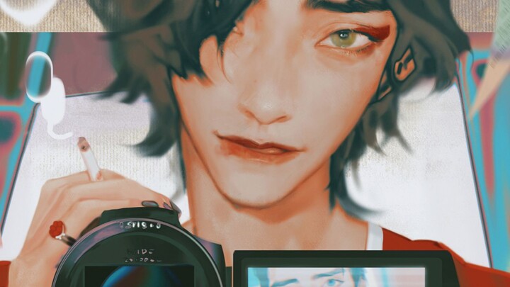 [Vẽ tranh] Vẽ bằng Procreate - "Photograph"