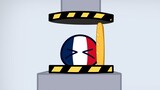 [Polandball] Hydraulic Press VS France