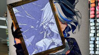 🎨 أنقذت لوحة رائعة لفوفو! «لوحة الضوء والظل»