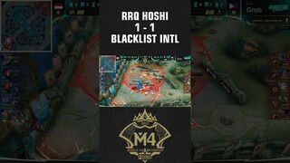 RRQ HOSHI 1-1 BLACKLIST INTL M4 WORLD CHAMPIONSHIP #shorts #mobilelegends #m4worldchampionship