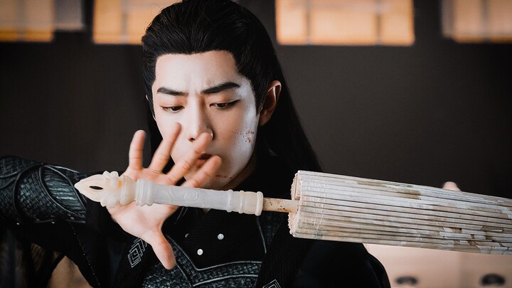 His fight scenes are so crisp and clean, the动作 are beautiful, and that final expression is just perf