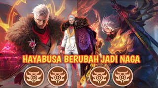 HAYABUSA BISA BERUBAH JADI NAGA , JADI FULL NAGA DALAM 1 TIM !
