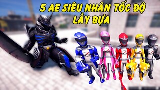 GTA 5 - 5 anh em siêu nhân tốc độ lầy bựa cùng Ma sói ngàn năm nghiêm túc | GHTG