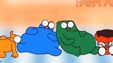 Rainbow friends got so fat..💀 (NEW!) | Rainbow Friends Animations Roblox pt.43