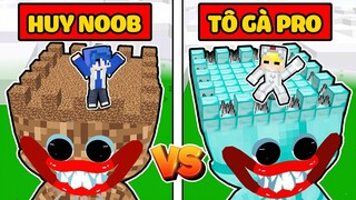 TÔ GÀ THỬ THÁCH 24 XÂY TÒA NHÀ AN TOÀN HUGGY WUGGY ĐẤT VÀ KIM CƯƠNG TRONG MINECRAFT*XÂY THÁP AN TOÀN