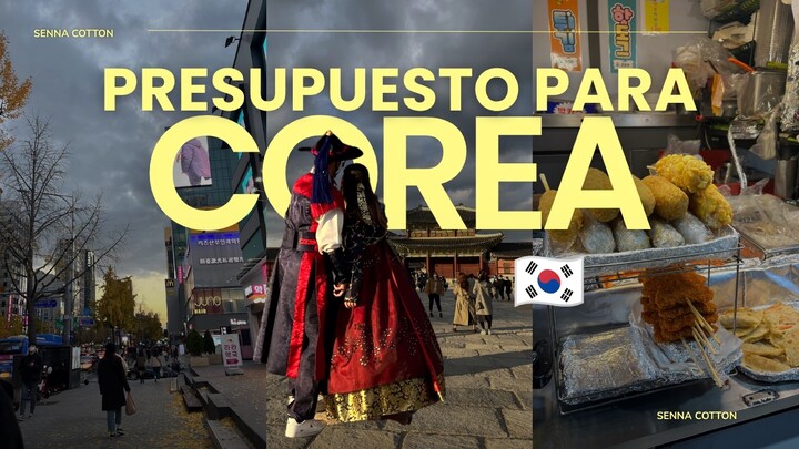 Presupuesto para ir a Corea 🇰🇷