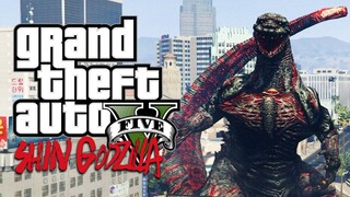 Shin Godzilla Mod | GTA 5 Momen Lucu (Bahasa Indonesia)