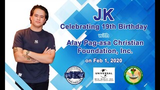 [02.01.2020] JK Labajo's 19th Birthday Celebration: A Birthday Charity