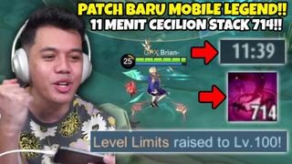 PATCH Baru MLBB Sampe LVL 100-- GOKILLL Makin NGERI Aja Ini Game!!