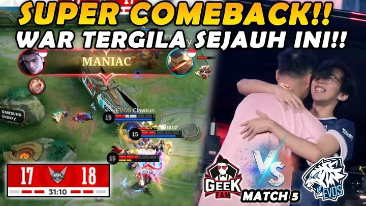 PERJUANGAN PENUH AIR MATA!! DARI #9 MENUJU MSC & CALON JUARA!! GEEK vs EVOS MATC