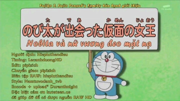 [Ep 286] Nobita và nữ vương đeo mặt nạ