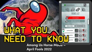 April Fools Among Us Update - HORSES & FRIENDS ARE EVERYWHERE! (Full Breakdown)