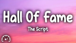 The Script - Hall of Fame (slowed+reverb+lyrics)