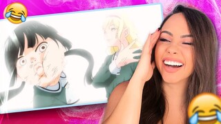 Asobi Asobase Best Funny Moments (あそびあそばせ) | Bunnymon REACTS