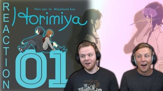 SOS Bros React - Horimiya Episode 1 - RomCom Bullet Train