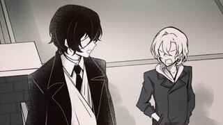 [Bungo Stray Dog tulisan tangan / arah hitam ganda] mempercayaimu|Aku mencintaimu, aku percaya padamu tidak peduli terang atau gelap