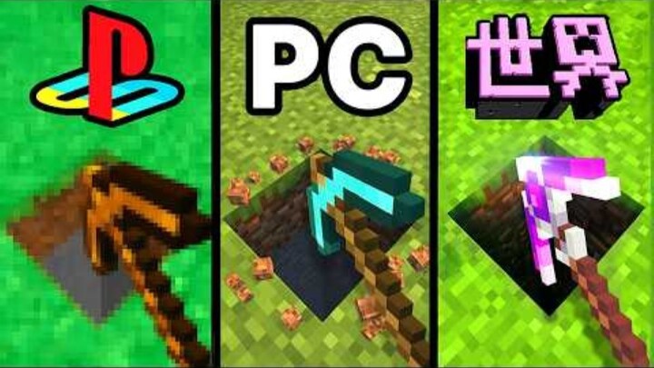 Saya telah menyelesaikan semua versi Minecraft! Siapa yang paling hebat?[Reupload/Subtitel AI][Azpec