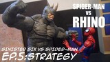 Spiider-Man vs Rhino (STOP MOTION) Sinister Six vs Spider-Man - EP.5 "Strategy"