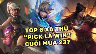 Tốp Mỡ | TOP 6 XẠ THỦ CÓ TỈ LỆ THẮNG CAO NHẤT CUỐI MÙA 23! PICK LÀ AUTO GÁNH TEAM?? | MLBB