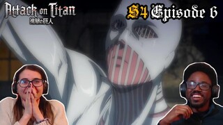 THE WAR HAMMER TITAN! Attack on Titan Season 4 Episode 6 Reaction