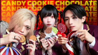 キャンディークッキーチョコレート🍭🍪🍫 - はろける 踊ってみた【 ありく×教授×めーとる 】/ オリジナル振付