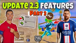 Biggest Update In PUBG Mobile / BGMI | 2.3 Update Feature | Pubg Mobile x @Leo Messi | Part 2