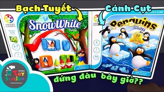 Tìm chỗ đứng Bạch Tuyết trong nhà và chim Cánh Cụt trên băng với Smart Games Puzzle ToyStation 715