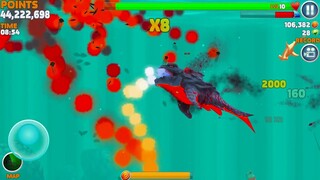 Hungry Shark Evolution Pyro Shark iPhone Gameplay