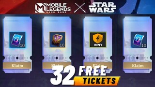 UPCOMING STAR WARS EVENT | AUTO GUARANTEED SKIN | FREE SKIN EVENT GRATIS DRAW EVENT MOBILE LEGENDS