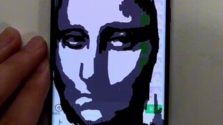 Lukis Mona Lisa, tapi [metode masukan tulisan tangan]