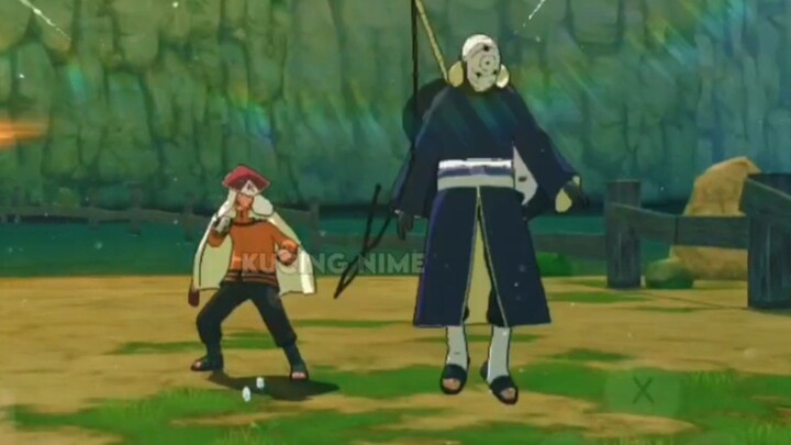 Naruto Hokage VS Madara White Mask - Naruto Storm connection Gameplay