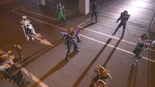 Kamen Rider Ryuki: Shinji unexpectedly transforms into a survival night rider!