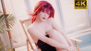 【4K】Who is talking about this kind of swimsuit Kafka?